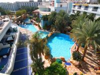 View of the pools