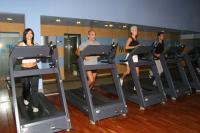 Treadmills in the gym